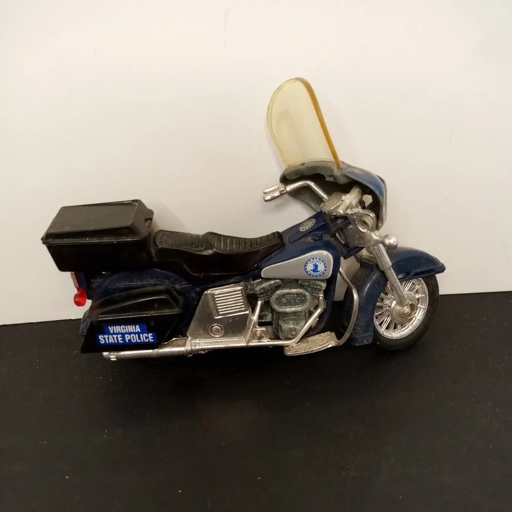Vintage‎ Matchbox Harley Davidson Virginia Police Bike Motorcycle
